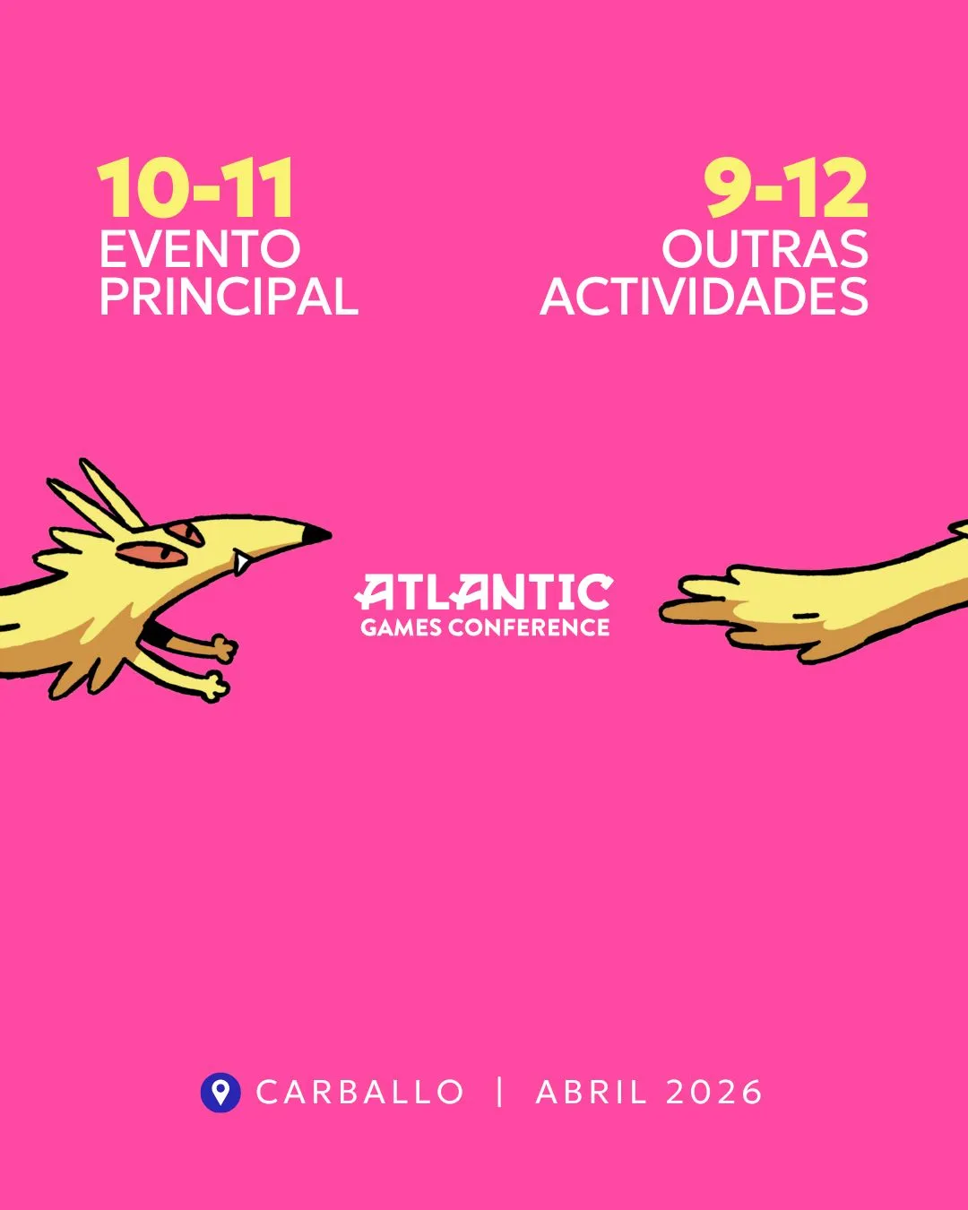 Póster de Atlantic Games Conference