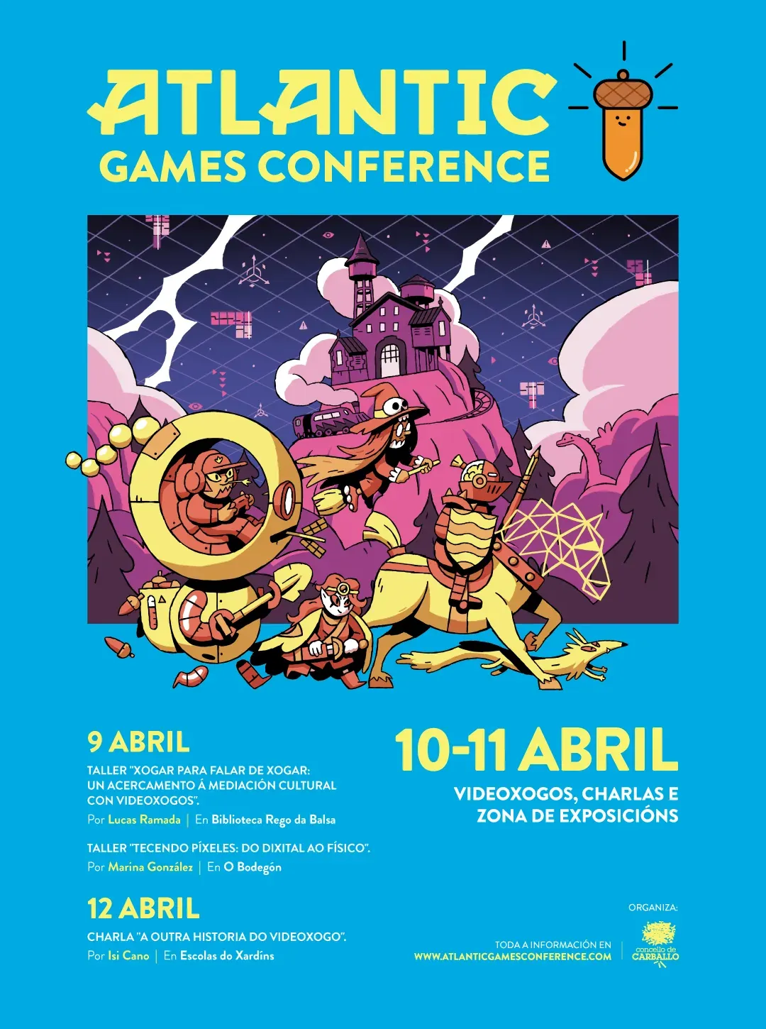 Póster de Atlantic Games Conference