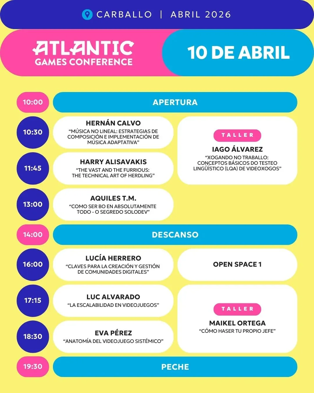 Horario do vernes